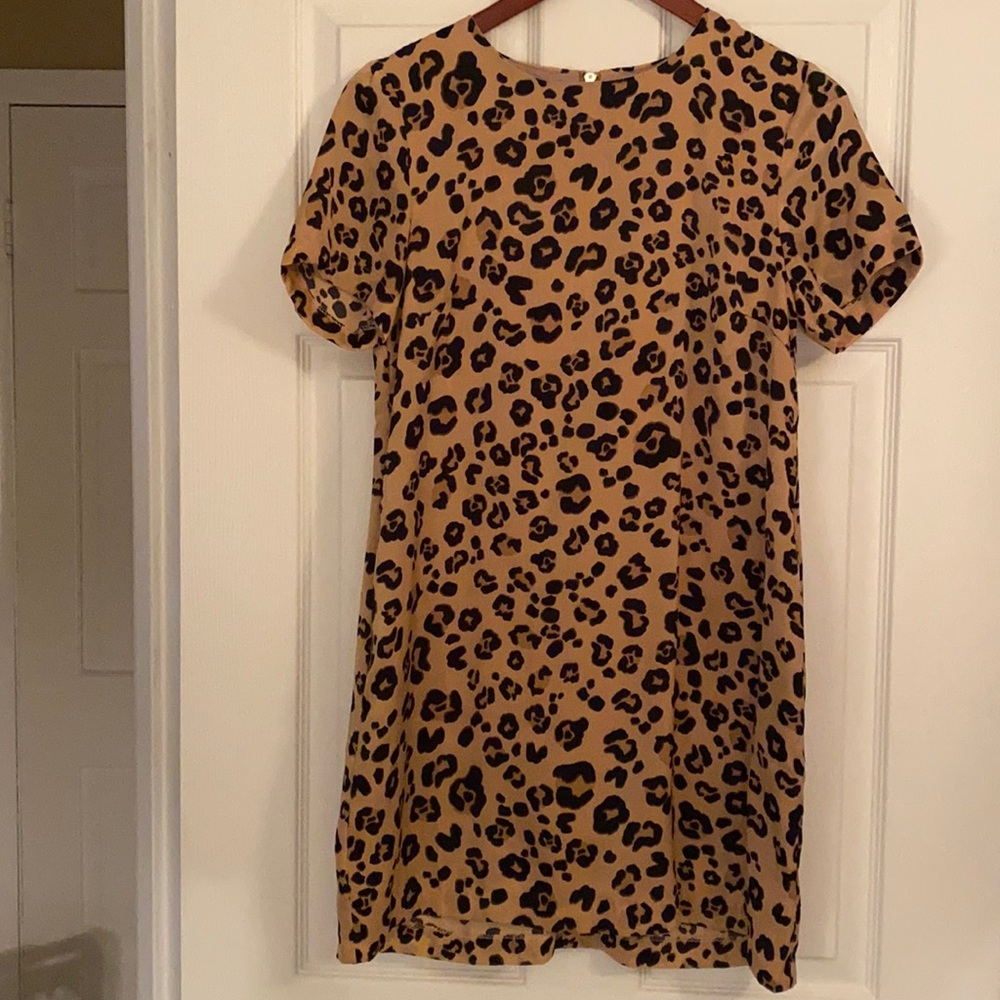 Cheetah print dress